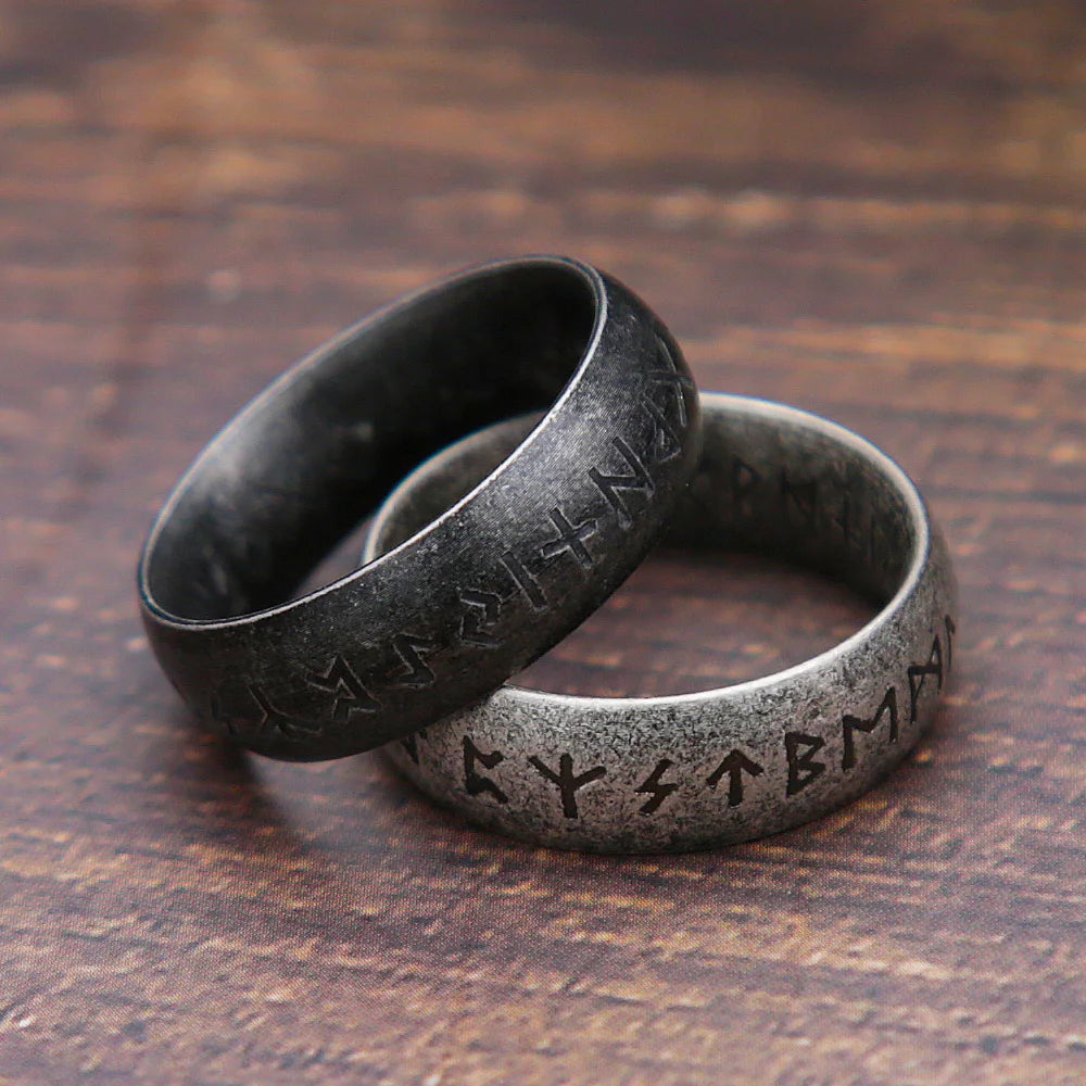 Fashion Retro Viking Rune Ring